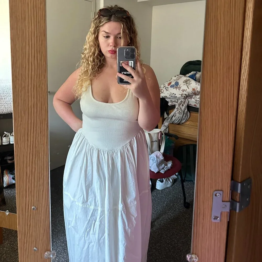 Free People White Maxi Dress - Picture 4 of 5